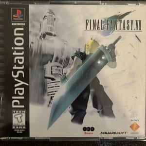FINAL FANTASY VII (7)- ORIGINAL BLACK SPINE- PLAYSTATION 1